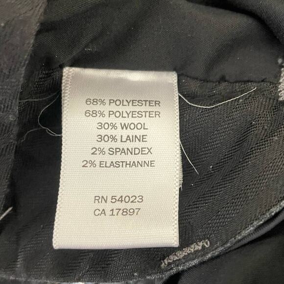 Banana Republic Women Pants 4P Smokey Gray Flare Leg Zip Pockets Office‎ Retro - Picture 11 of 14